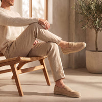 Rainier Suede Penny Espadrille Loafers