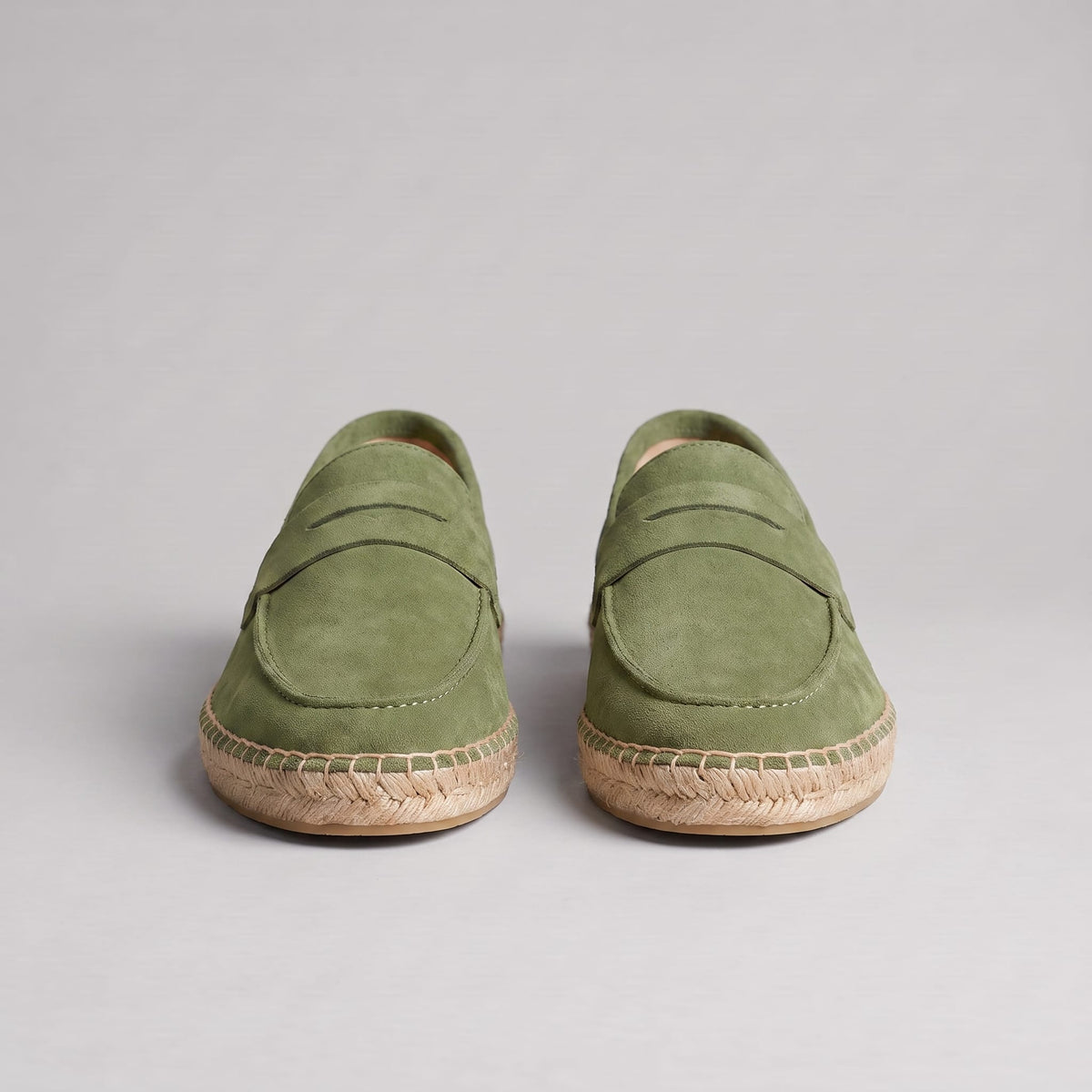 Rainier Suede Penny Espadrille Loafers