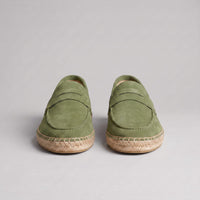 Rainier Suede Penny Espadrille Loafers