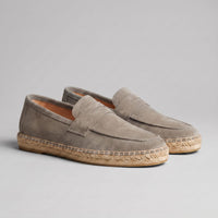 Rainier Suede Penny Espadrille Loafers