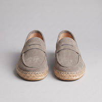 Rainier Suede Penny Espadrille Loafers