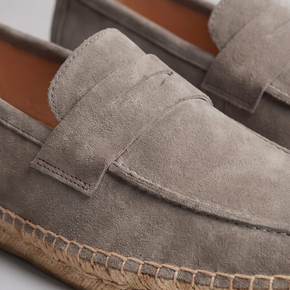 Rainier Suede Penny Espadrille Loafers_35