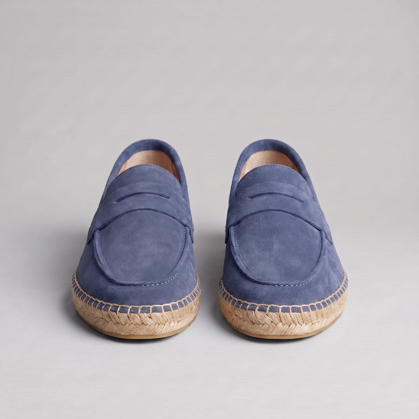 Rainier Suede Penny Espadrille Loafers_38