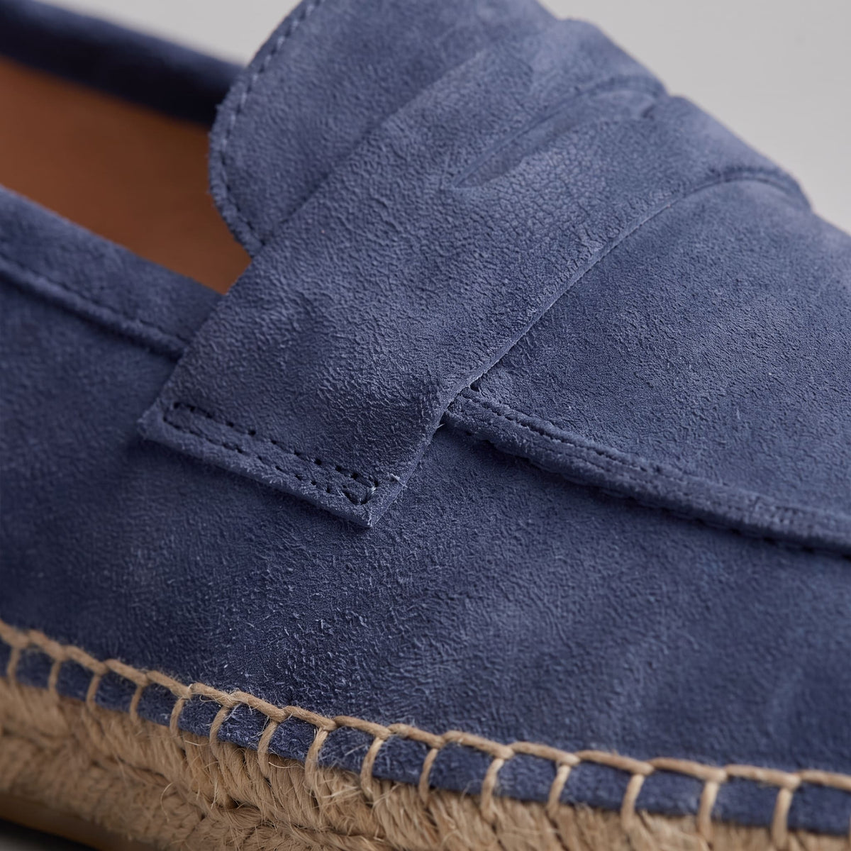 Rainier Suede Penny Espadrille Loafers_41