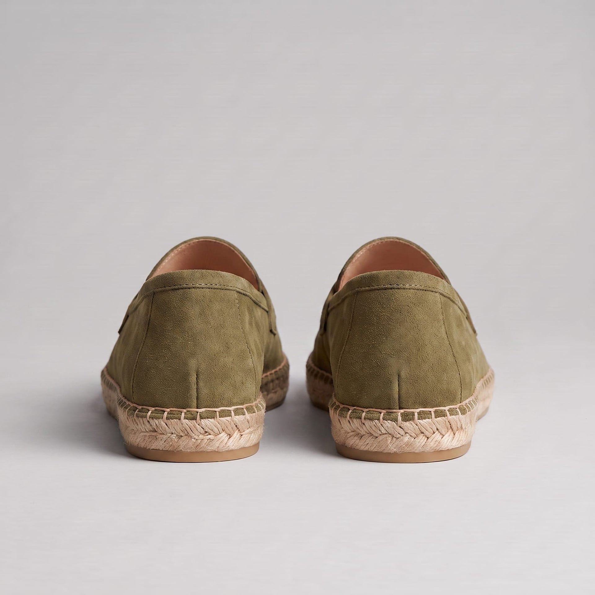 Rainier Suede Penny Espadrille Loafers