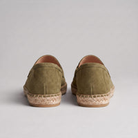 Rainier Suede Penny Espadrille Loafers