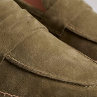 Rainier Suede Penny Espadrille Loafers