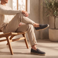 Rainier Suede Penny Espadrille Loafers