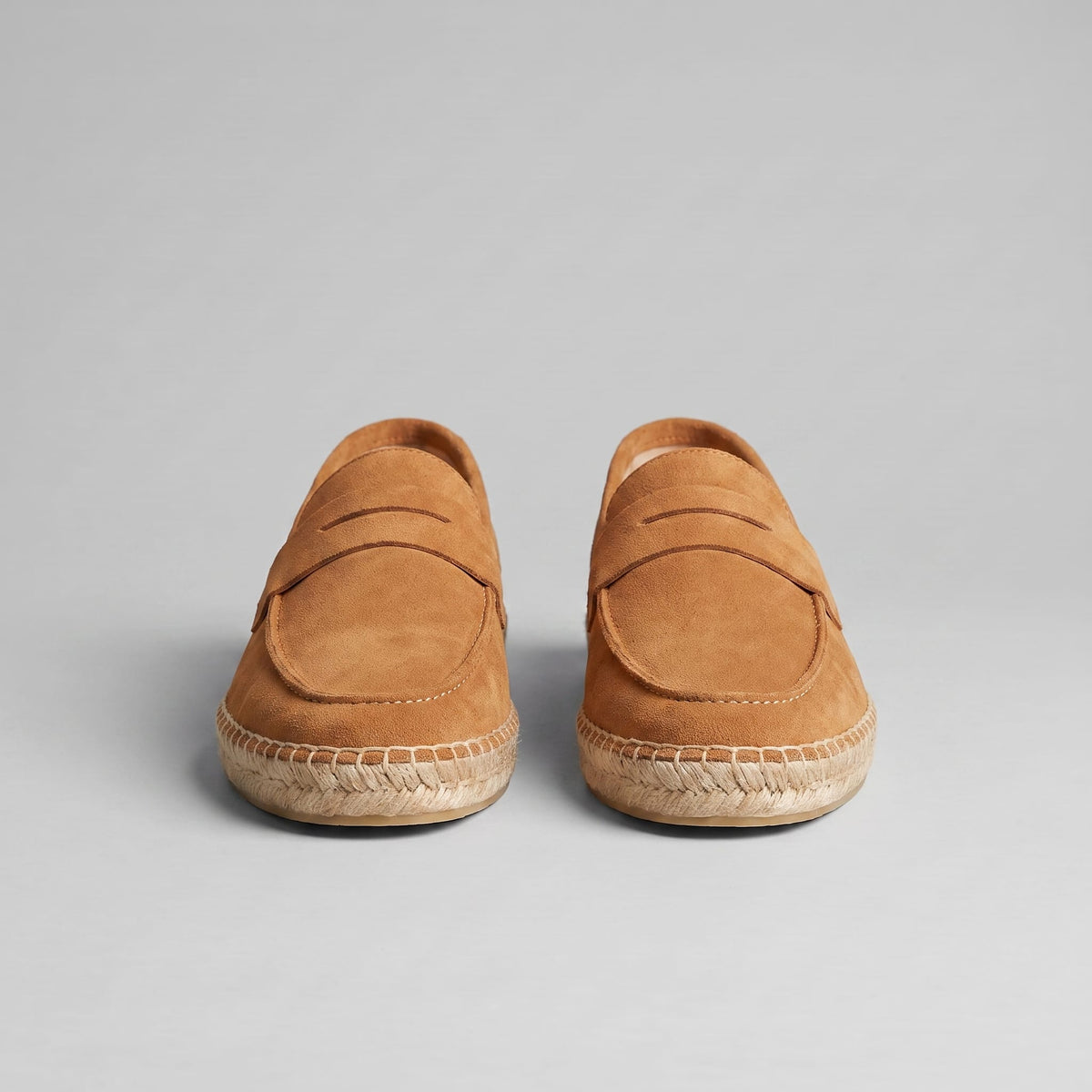 Rainier Suede Penny Espadrille Loafers