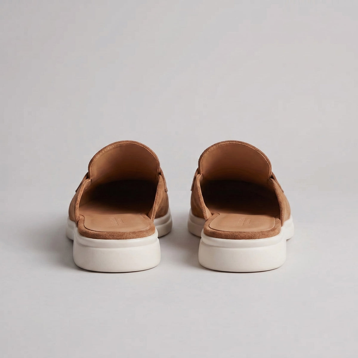 Vandermeer Suede Penny Loafer Mules_3
