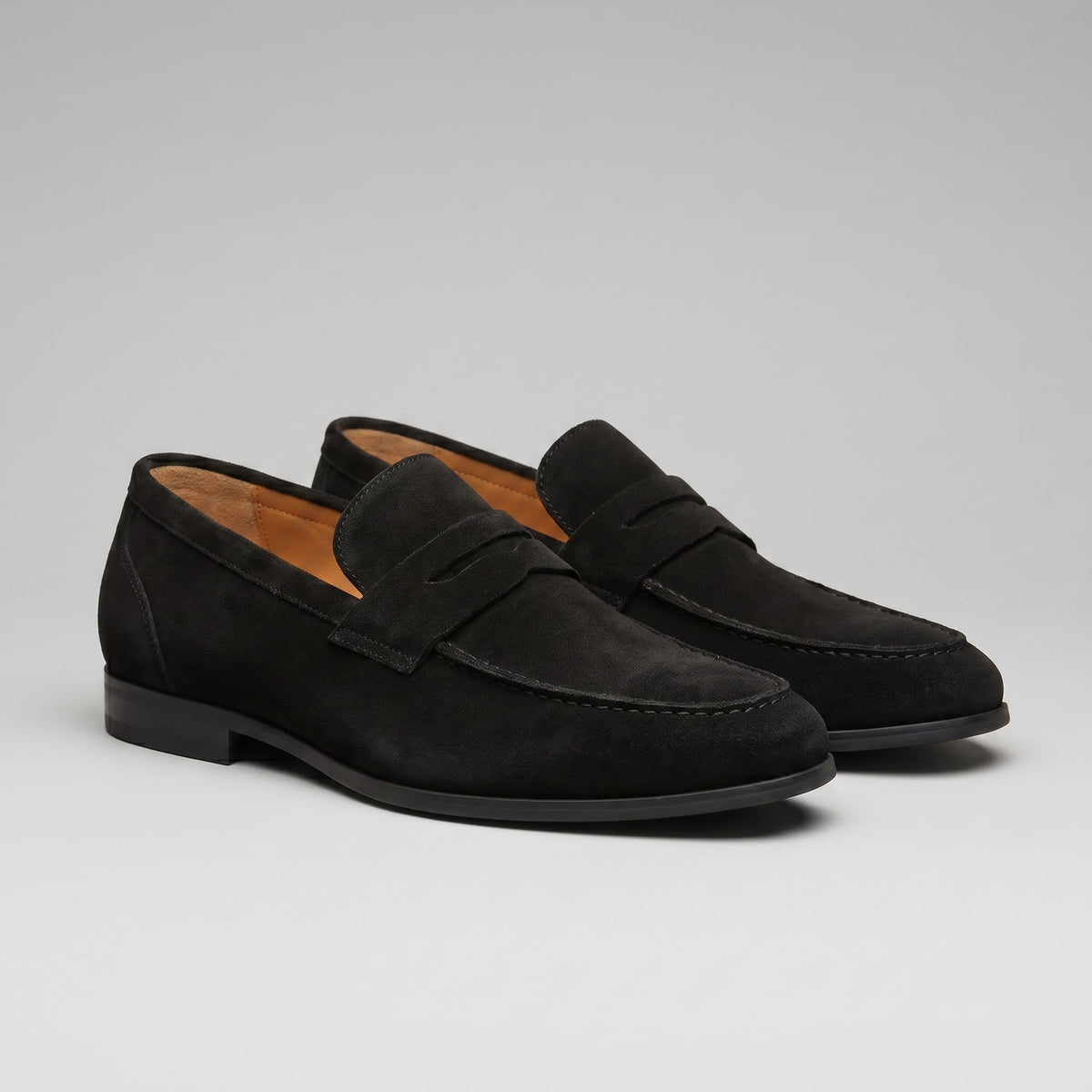 Ransom Faux Suede Penny Loafers_13