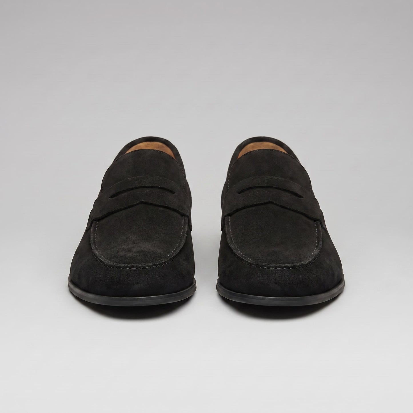 Ransom Faux Suede Penny Loafers_14