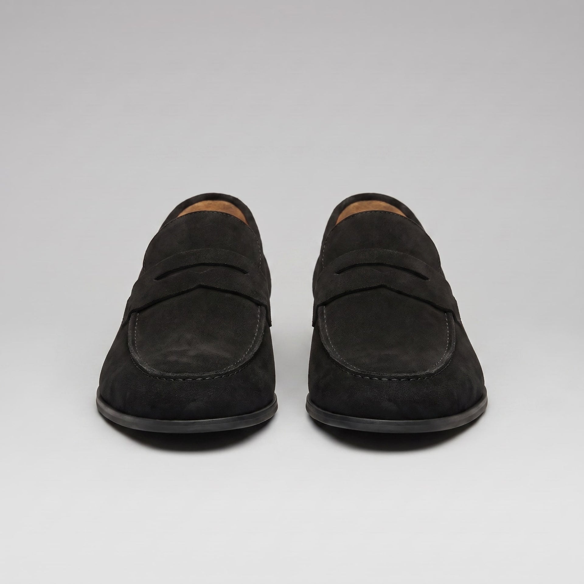 Ransom Faux Suede Penny Loafers