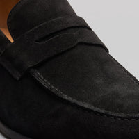 Ransom Faux Suede Penny Loafers