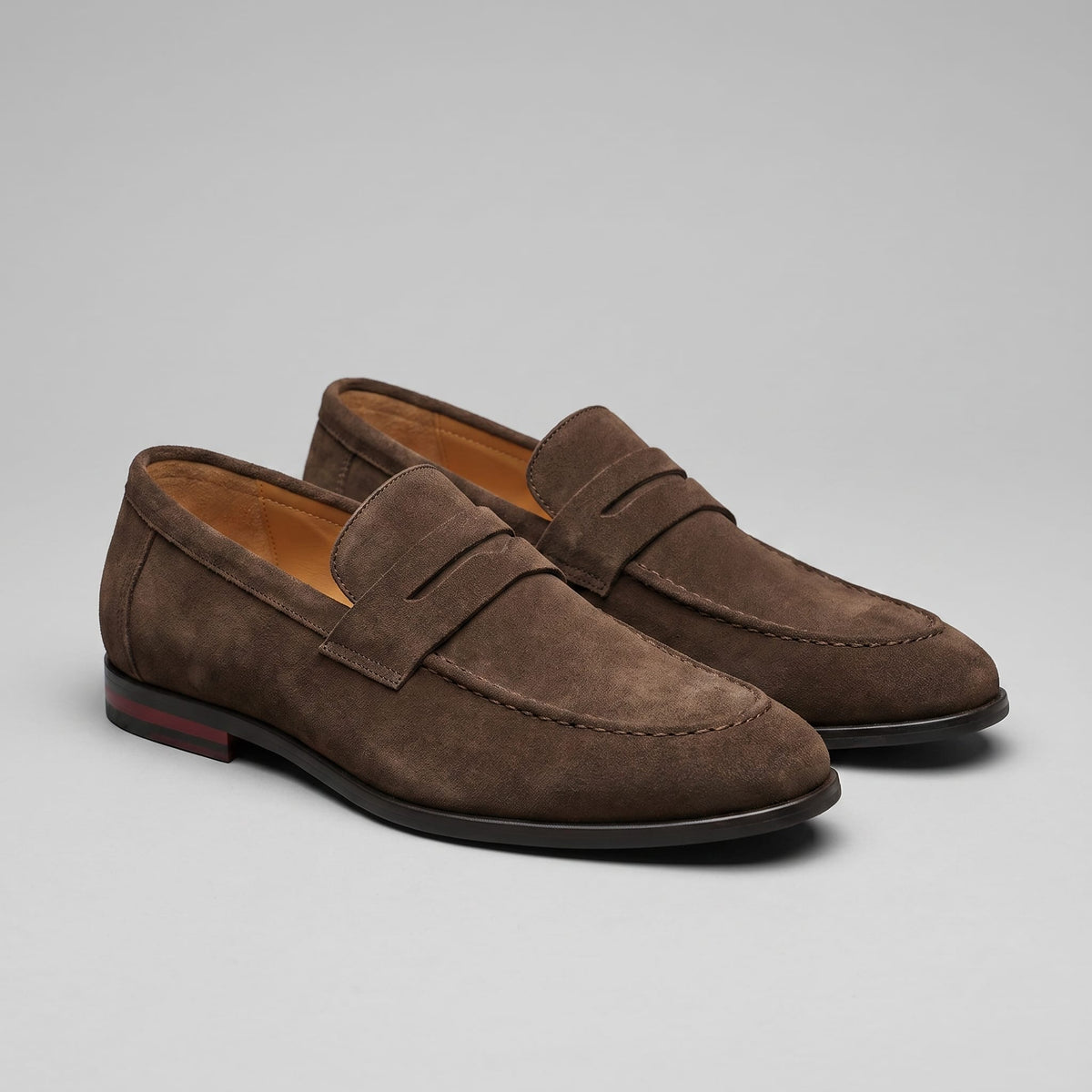 Ransom Faux Suede Penny Loafers_18