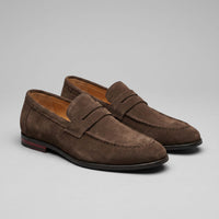 Ransom Faux Suede Penny Loafers