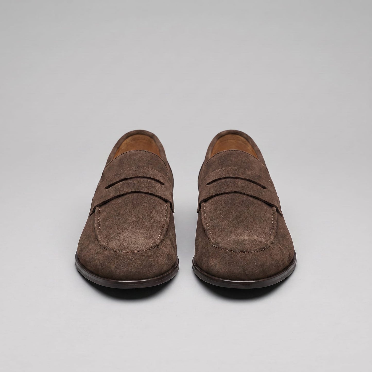 Ransom Faux Suede Penny Loafers_19