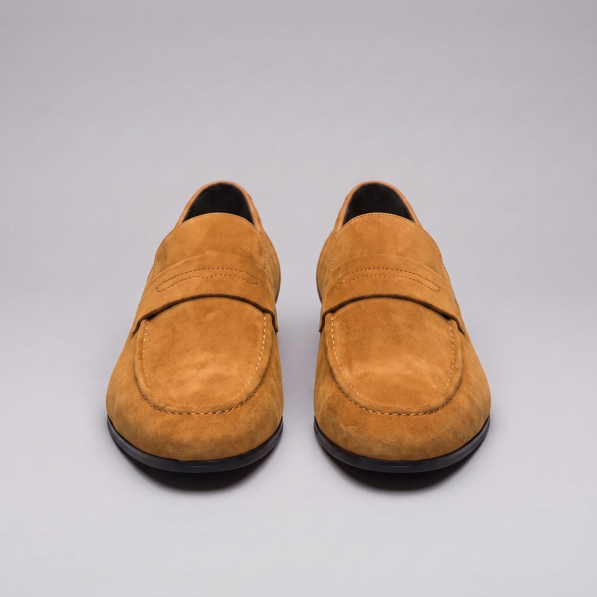 Ransom Faux Suede Penny Loafers_2