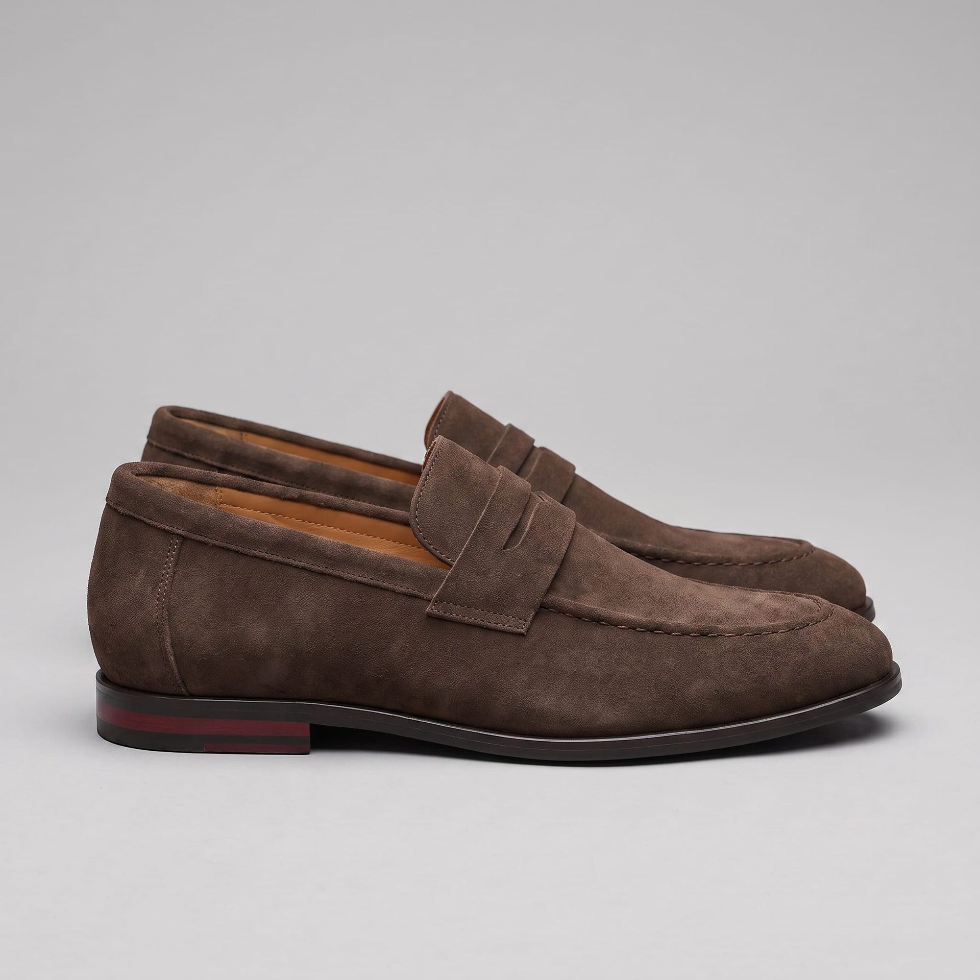 Ransom Faux Suede Penny Loafers