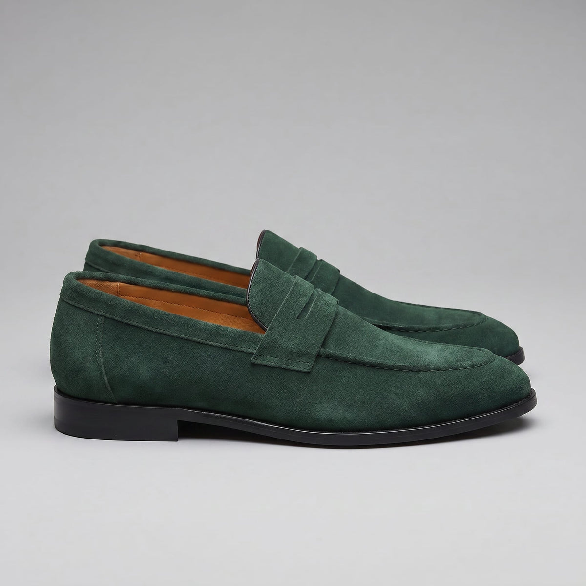 Ransom Faux Suede Penny Loafers