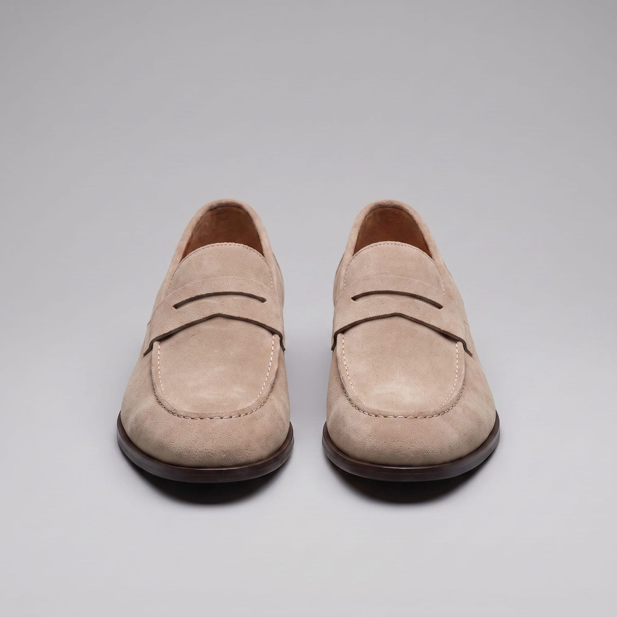 Ransom Faux Suede Penny Loafers