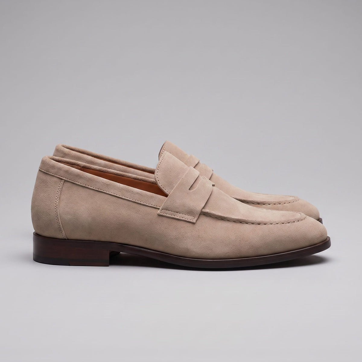 Ransom Faux Suede Penny Loafers