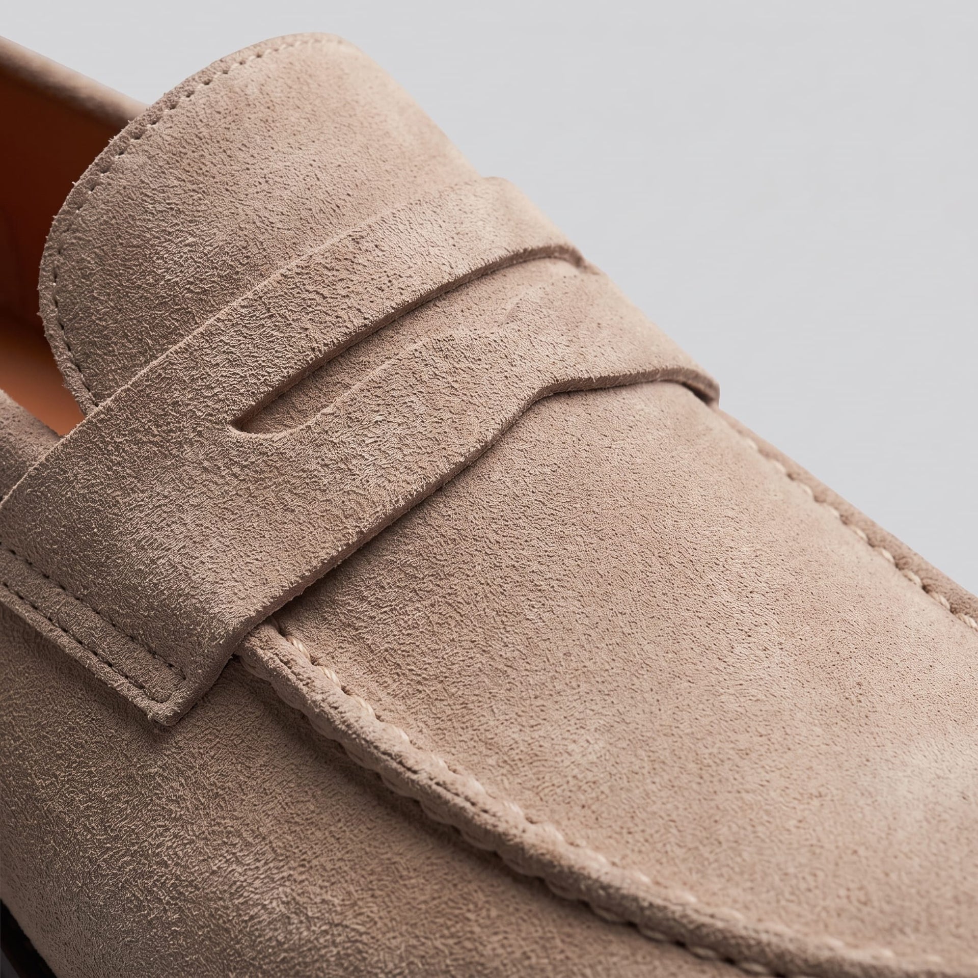 Ransom Faux Suede Penny Loafers
