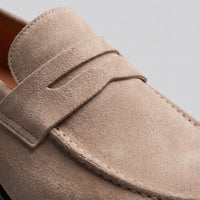 Ransom Faux Suede Penny Loafers
