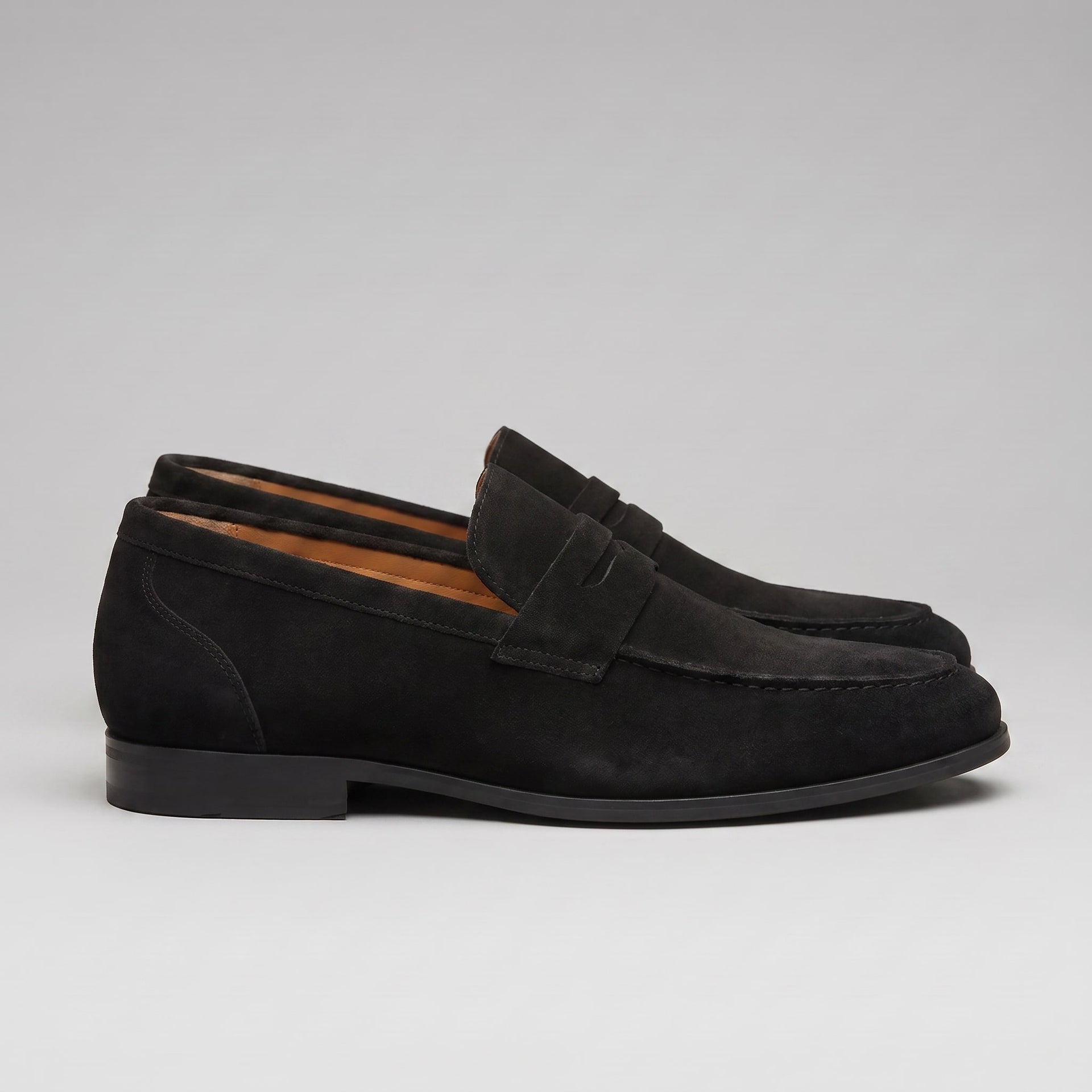 Ransom Faux Suede Penny Loafers
