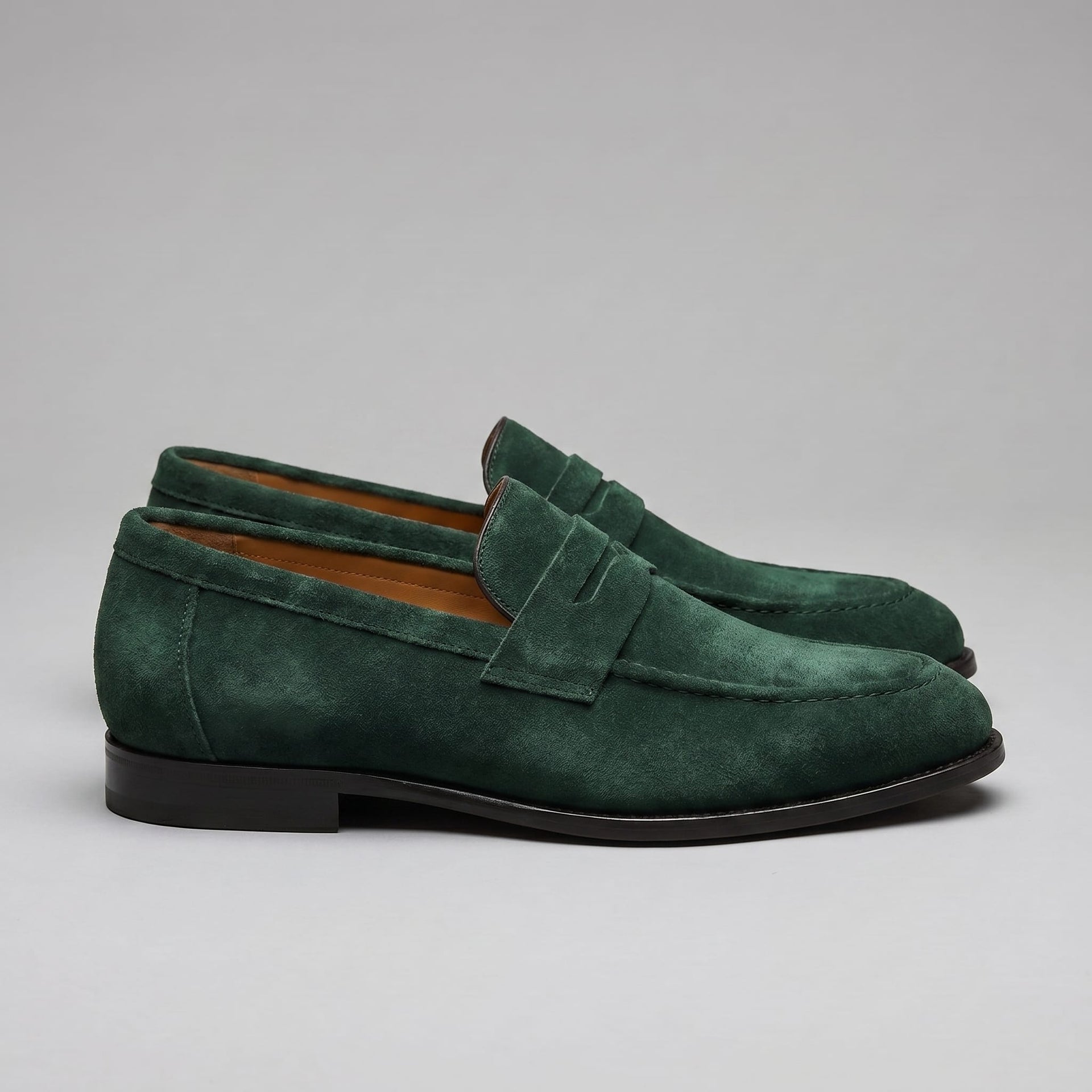 Ransom Faux Suede Penny Loafers