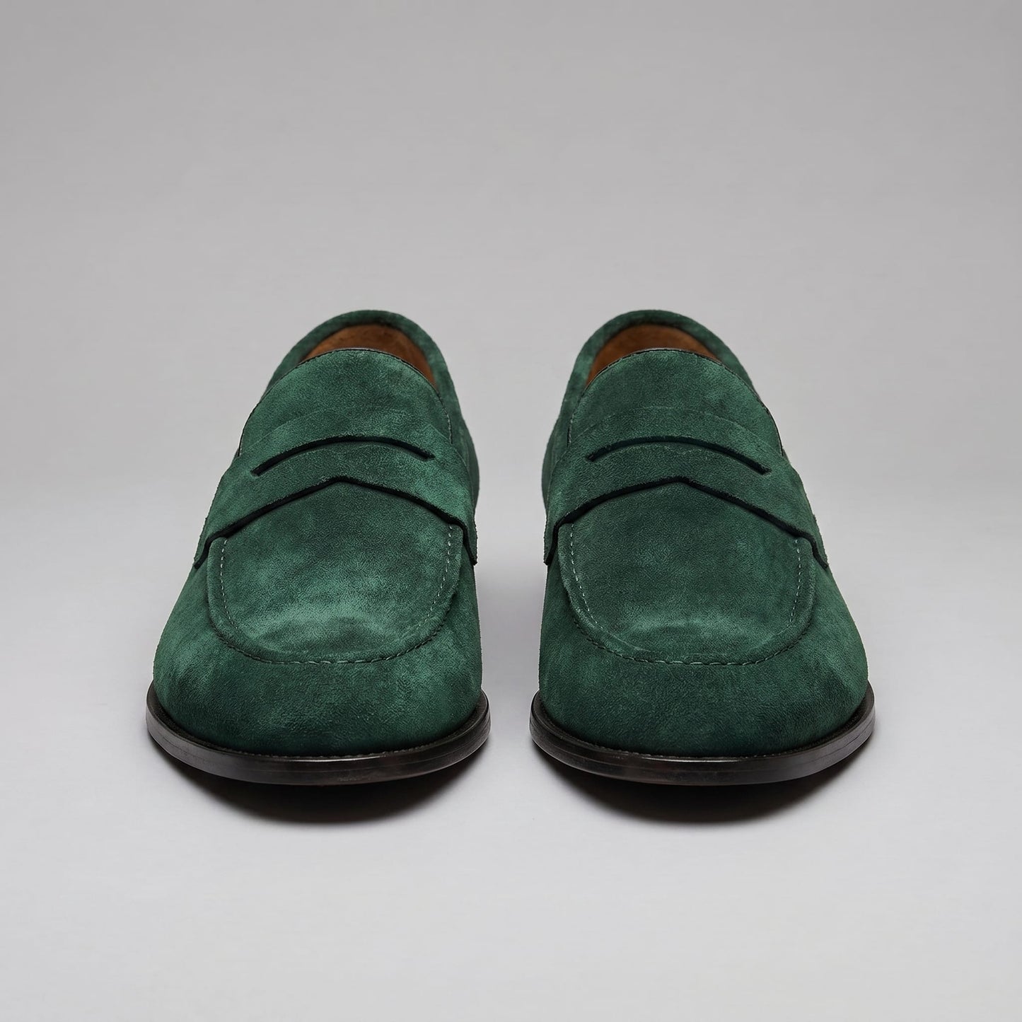 Ransom Faux Suede Penny Loafers_42
