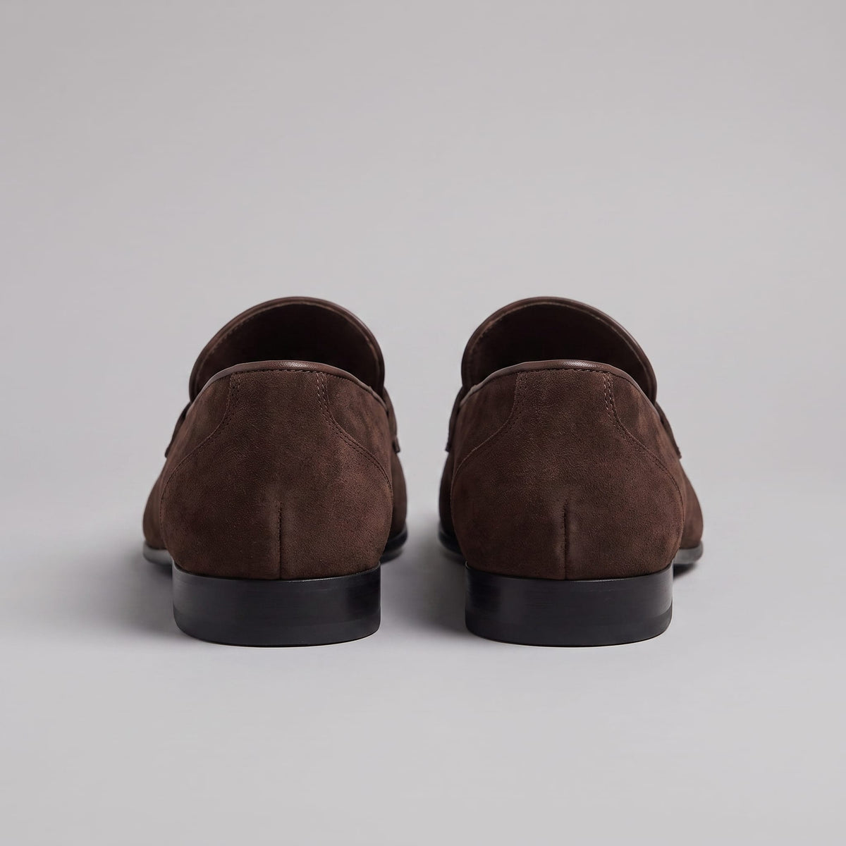 Ransom Faux Suede Penny Loafers_9