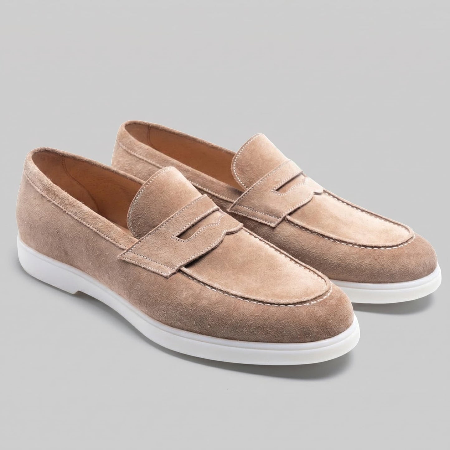 Rawlins Suede Penny Loafers_1