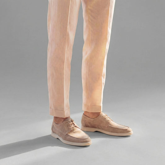 Redford Suede Lace Up Derby Shoes_1
