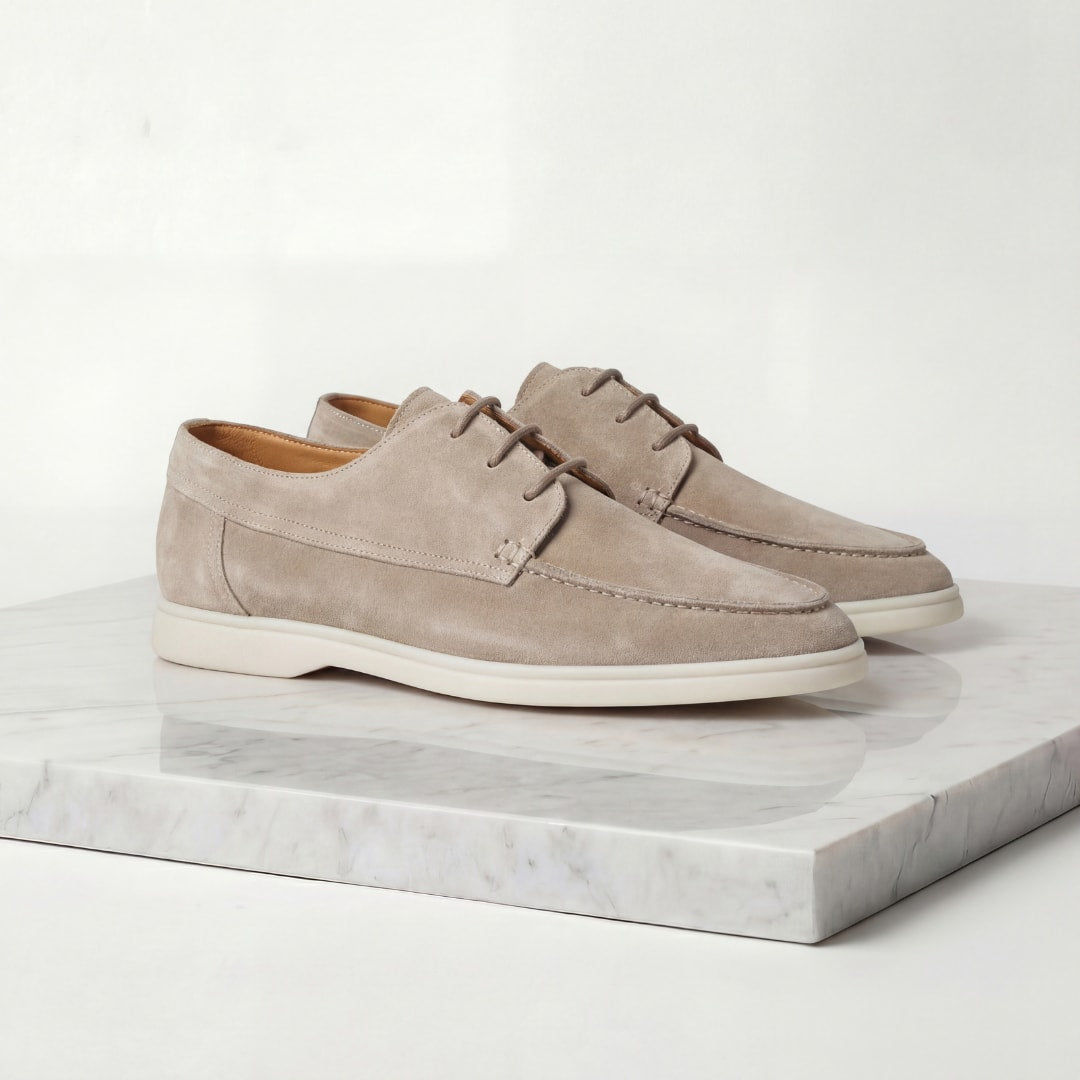 Redford Suede Lace Up Derby Shoes_2