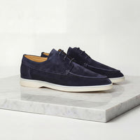 Redford Suede Lace Up Derby Shoes