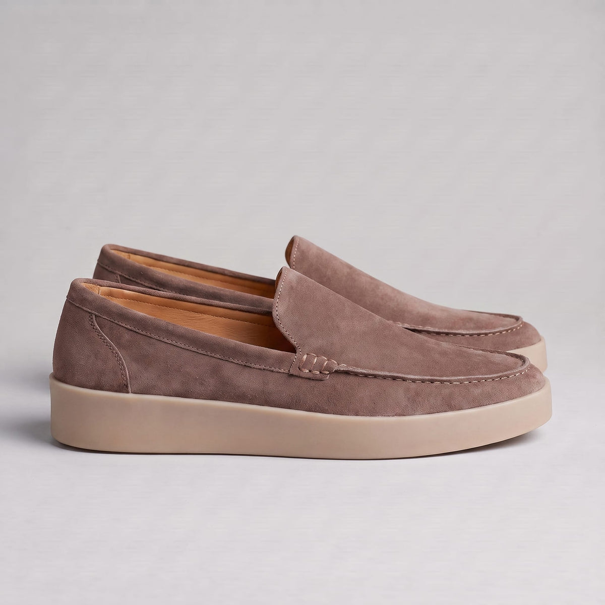 Remsen Cushioned Suede Loafers