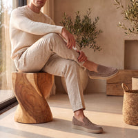 Remsen Cushioned Suede Loafers