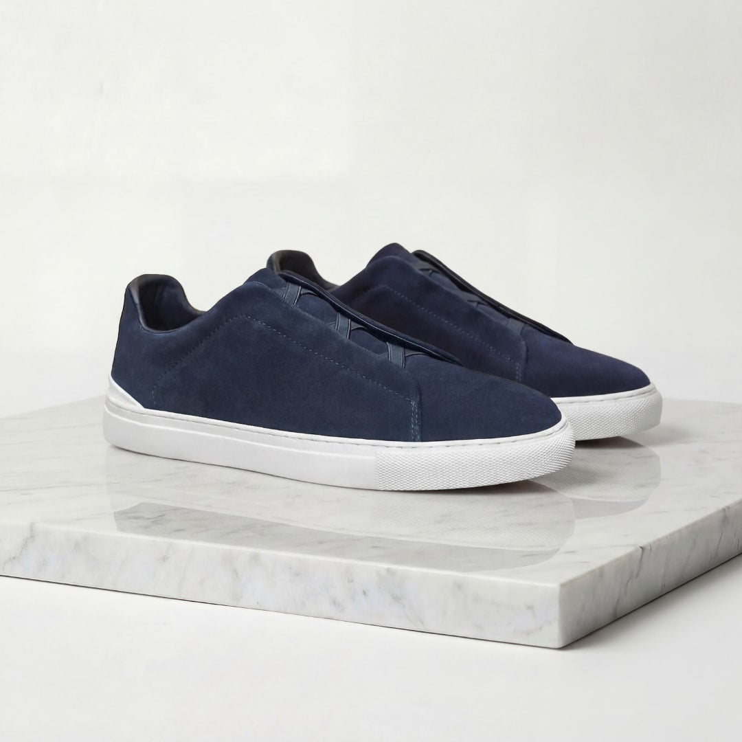 Vernon Suede Cupsole Sneakers_1