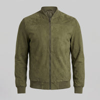 Ledbetter Faux Suede Bomber Jacket