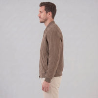 Ledbetter Faux Suede Bomber Jacket