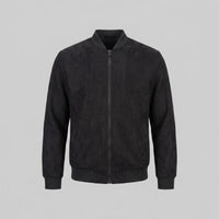 Ledbetter Faux Suede Bomber Jacket