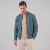 Ledbetter Faux Suede Bomber Jacket