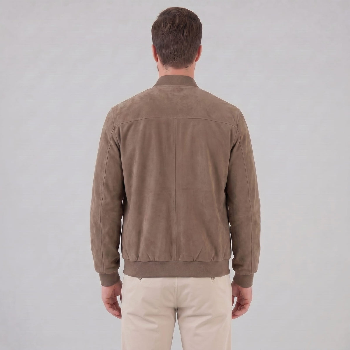 Ledbetter Faux Suede Bomber Jacket
