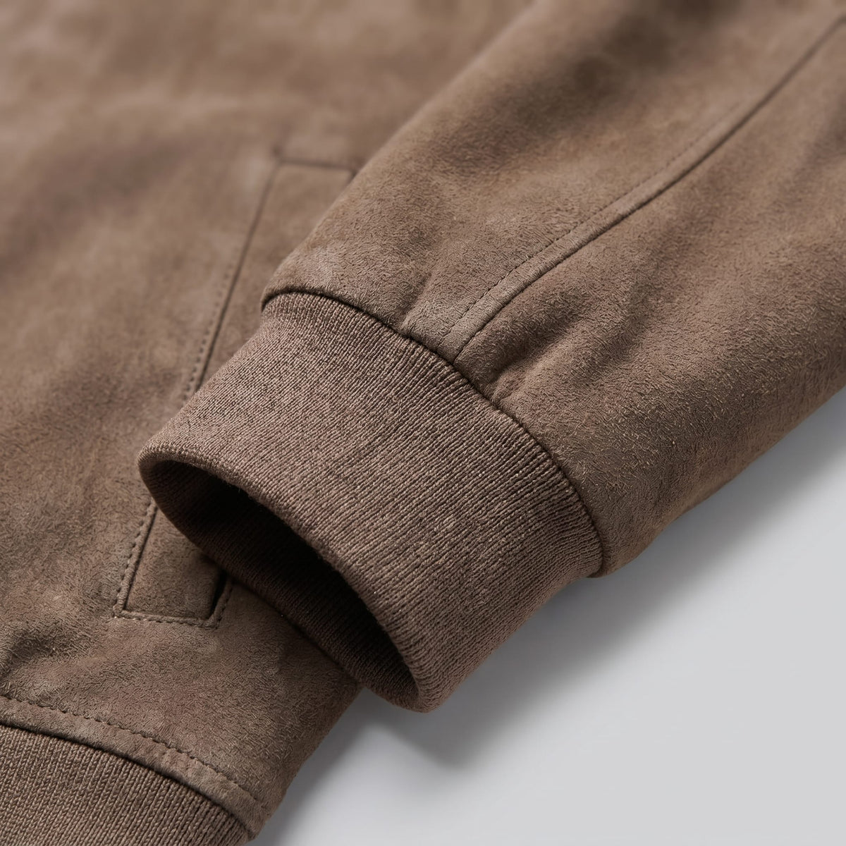 Ledbetter Faux Suede Bomber Jacket