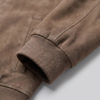 Ledbetter Faux Suede Bomber Jacket