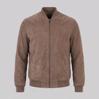 Ledbetter Faux Suede Bomber Jacket