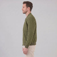 Ledbetter Faux Suede Bomber Jacket
