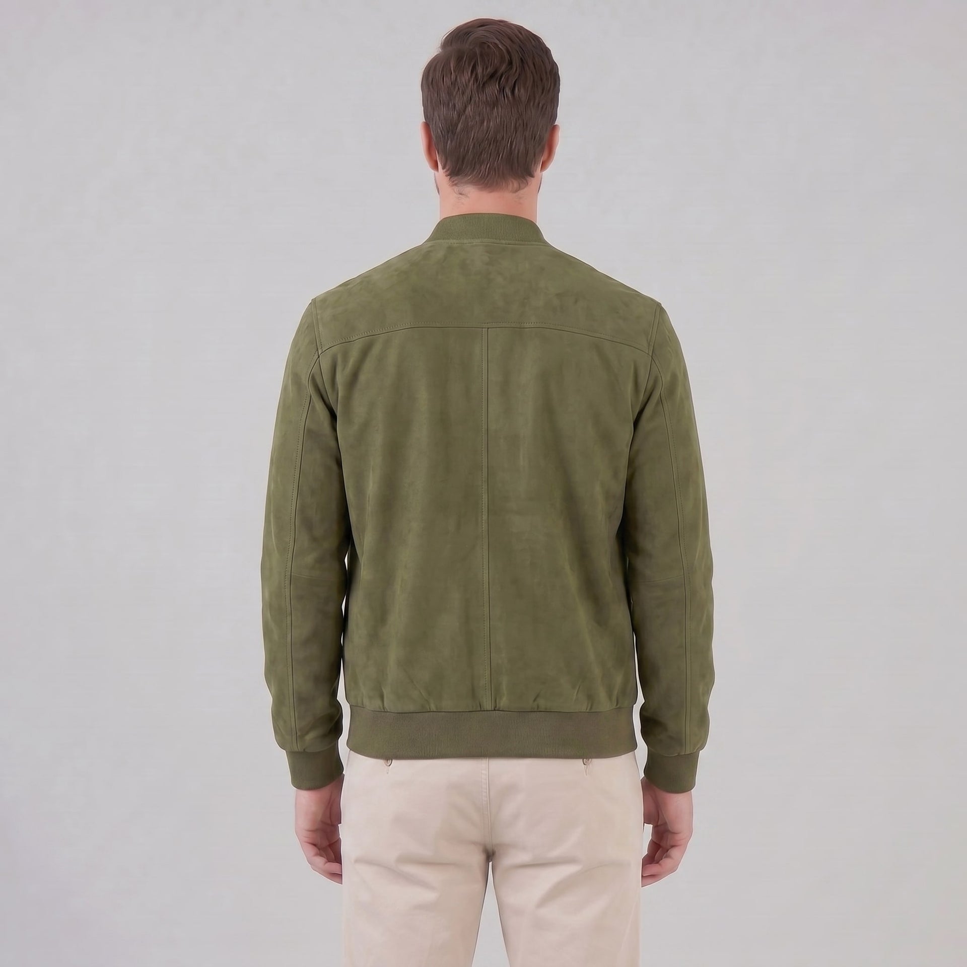 Ledbetter Faux Suede Bomber Jacket