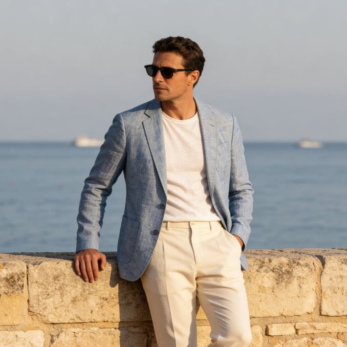 Graham Lightweight Patch Pocket Blazer